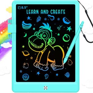 BUKEBU Toddler Toys for 3-6 Years Old Girls Boys, LCD Writing Tablet 8.5 Inch Doodle Board, Electronic Drawing Tablet, Drawing Pads,Travel Gifts for Kids Age 3 4 5 6 7 Year Old Girls Boys (Blue)