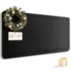 Bulletin Board, 35 X 17 inches Decorative Felt Cork Board Alternative with Pushpins, Foldable Felt Notice Pin Board Photo Display Board for Office Home School Wall