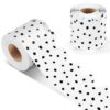 Bulletin Board Borders, 65 FT Polka Dot Scalloped Bulletin Board Borders, Classroom Borders for Bulletin Board Trim Decoration for Back to School, Classroom & Offices