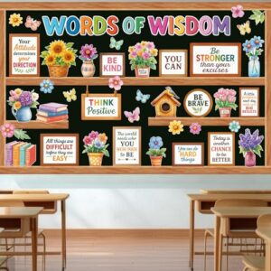 Bulletin Board Set - Botanical-Themed Inspirational Classroom Decor