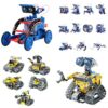 Bundle - 2 Items: Sillbird 12-in-1 Solar Robot Toys & Robot Building Kit with Remote Control for Boys Ages 8-14, Christmas STEM Robotics Technic Toy, Coding Science Educational Gift