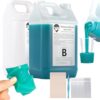 Bundle Deal of BBDINO 10A Silicone Mold Making Kit Jade Green 8000g + Adjustable Mold Housing Kit Mold Box 1 Set