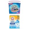 Bundle of OxiClean Odor Blasters Versatile Odor and Stain Remover Powder, 5 lb + Arm & Hammer Power Sheets Laundry Detergent, Fresh Linen 50ct, up to 100 Small Loads (Packaging may vary)