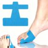 Bunion Relief Tape Breathable Cotton, Foot Tape Hypoallergenic Latex-Free Bunion Relief Tape for Bunions and Big Toe,blue-20PCS