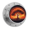 Burning Tree of Life Kitchen Timers Loud Alarm Magnetic Timer