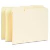 Business Source Interior File Folders, 1/3 Cut Assorted, Letter, 100/ Box (65775)