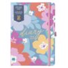Busy B A5 Diary - Mid-Year 17 Month Aug '26 - Dec '27 - Floral Academic Diary - Week to View Planner with Pen Loop, Tear-off Lists, Elastic Closure Band & Storage Pockets
