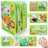 Busy Book for Toddlers 1-3: Busy Board for 1 Year Old Montessori Toys, Quiet Books Toddler Activity Board, Educational Sensory Toys Birthday Gift for Girls Boys, Travel Toy for Toddlers 2-4 Plane Car