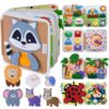 Busy Books for Toddlers 1-3, Montessori Toys, Sensory Activity Busy Boards