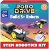 Butterfly EduFields 5in1 STEM Robotics Kit | Toys for Ages 8-13 | Smart Robot Car Kit | Gifts for Smart Kids | Electronics Robotics Kits for Kids 8-12 | Robot Building Toys Gift Set