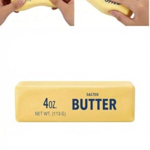 Butter Squeeze Stress Relief Fidget Toy Soft Slow Rise Squeeze Ball for Anxiety Reusable Durable Sensory Toy for Adults Kids (Butter Stick-1Pcs)