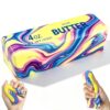 Butter Squishy Fidget Toy, Realistic Butter Stick, Super Soft Slow Rising Stress Relief Toy for Anxiety, Non-Stick TPR Sensory Squeeze Toy for Adults & Kids, Desk Decor Gift (Marbled Rainbow Colors)