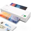 Buyounger Laminator Machine with 60 Laminating Sheets, A4 Laminator Thermal and Cold, 9 Inch Laminating Machine for Home School Office