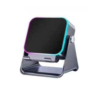 BXGBWKZHRQF 5 in 1 Auto-Induction Bluetooth Speaker 8 Modes RGB Light HiFi Sound Portable Phone Holder