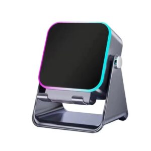 BXGBWKZHRQF 5 in 1 Auto-Induction Bluetooth Speaker Portable Phone Stand 8 Modes RGB Light Surround Sound