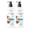 Byll'osmo Coconut Shampoo and Conditioner Combo with Natural Coconut Extracts, Gentle Cleansing and Nourishing Hair Care, Soft Smooth and Manageable Hair, For All Hair Types, 250 mL Each