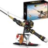 BYTLK Fishing Rod Building Block Set [589+] Pieces - Compatible with LEGO STEM Building Toys; Gift for Children, Adults, and Home Decor