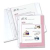 C-Line Top Loading Heavyweight Poly Sheet Protectors, Clear, 8.5 x 11 Inches, 200 per Box (62097)