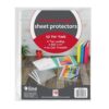 C-Line Top Loading Standard Weight Poly Sheet Protectors, Clear, 8.5 x 11 Inch Sheets, 10-Pack (05017)