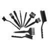 Cabilock 10Pcs Anti-Static Brush Set for Keyboard and Laptop Cleaning, PCB Dust Removal Straight Handle Brushes, Electronics Cleaning Kit for Computer Accessories