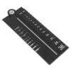 Cabilock Multifunctional Drafting Ruler Compass for Geometry with Aluminum Alloy Material and Portable Design, Precision Measurement Tool Suitable for Drafting and Architecture Work
