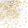 CABODYALS 100G 15152Pcs 1 Box Silver Gold Star Glitter Sequin with Holes Small Mini Stars Plastic Sparkling Embroidery Hollow Bulk Sequins for Sewing Making Clothes Wedding Party Decor Diy Craft Suppy