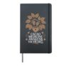 Cacao Ceremony Participant Sacred Plant Ritual Heart-Opening Hardcover Journal, Black