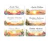 Cactus Personalized Return Address Labels, Custom Self Adhesive Mailing Labels, AM07
