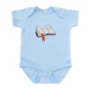 CafePress Read Book Cute Infant Baby Bodysuit Romper Sky Blue