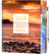 CAGIE Planner 2026-2027 18 Month July 2026-Dec 2027 Daily Calendar Weekly Monthly Hourly Planners Hardcover Large Yearly Agenda with Stickers Tabs for Women Work Mom, 8.5 x 11