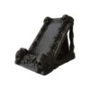 CAIFAP Black Phone Stand for Desk, Skull Device Holder with Angled Rest for Watching Videos, Reading, Video Calls, Bedro