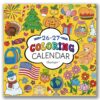 Calendar 2026-2027 - Coloring Calendar, 2026-2027 Wall Calendar 12 Monthly, Jul. 2026 - Jun. 2027, Toddler Calendars Learning for Home/Classroom, 12 Different Theme Illustrated Images to Color, Good for Tracking or Planning