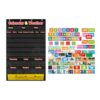 Calendar and Weather Pocket Chart with 114 Cards Classroom Monthly Calendar Pocket Chart for Homeschooling School Weather