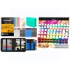 Caliart 176PCS Art Supplies Sketching Kit, 100 Sheets 3-Color Sketch Book, 52 Colors Acrylic Paint Set 4 Brushes