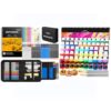 Caliart 176PCS Art Supplies Sketching Kit, 52 Colors Acrylic Paint Set 4 Brushes