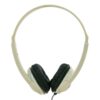 Califone 3060AV Lightweight On-Ear Stereo Headphones with in-line Volume Control, 3.5mm Plug, Beige, Each