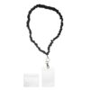 CALLARON Stretchy Wrist Lanyard with Keychain Holder for Office and Work Use, Comfortable Polyester Material with Lasting Strength and Stylish Scrunchie Look, for Women and Teachers