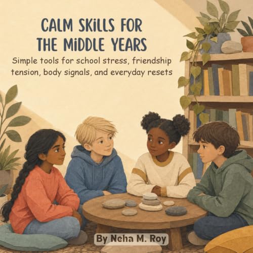 Calm Skills for the Middle Years - Simple tools for school stress, friendship tension, body signals, and everyday resets: emotional regulation and dealing with anxiety workbook for kids 6 years +