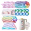 Calm Stickers - Calming Textured Adhesive Strips, 1 Set of Grainy Tactile Decals for, Coarse Tape with Strong Backing, Sensory Tool, Rubbing Pad for Flasks and Cans