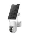 CAMCAMP 2K PTZ Wireless Solar Security Camera Outdoor for Solar Powered Home Security Camera Wireless System, No WiFi Need, Color Night Vision PIR Motion Detection App Alert 2-Way Talk IP66 Waterproof