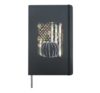 Camo American Flag Pumpkin Halloween Patriotic Fall Autumn Hardcover Journal, Black