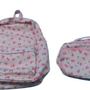 CAMTOP Backpack for Girls Boys Kids School Backpack with Lunch Box Preschool Kindergarten BookBag Set (Bow Flower)