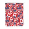 Canadian American Flag Pattern Book Sleeve for Book Lovers