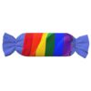 Candy Shape Throw Pillow with Removable Pillow Decorative Cover and Insert