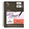 Canson 100510850 Pro-Art Artist Series Universal Sketch Pad, 5.5" x 8.5" Side Wire