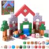 CAPAKIDDO Animal Forest 100 Pcs Magnetic Cubes