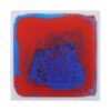 CAQYPVH Children Sensory Pad Liquid Mat Interactive Hydraulic Tile for Steps and Touch Textured Sensory Pad with Anti Slip Backing Suitable for playrooms, Blue + Red, 30 30cm