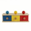 CAQYPVH Developmental Drawer Box Developmental Object Permanence Box Fine Motor Shape Sorter for