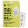 Carbamide Forte Microneedle Pimple Patches | 324 Microneedles | Pimple Patches for Face Salicylic Acid & Hyaluronic Acid | Invisible Waterproof Acne Patches for All Skin Types - 9 Patches