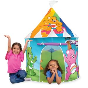 Care Bears Castle Tower Pop-Up Tent for Kids, Indoor & Outdoor Playhouse with Colorful Graphics & Roll-Up Door, Easy Setup & Foldable Design, Imaginative Play for Toddlers & Children, 2+